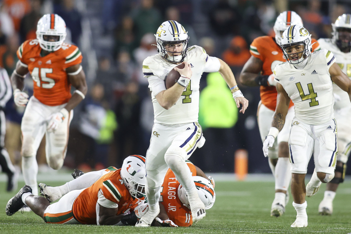 Georgia Tech quarterback Zach Pyron